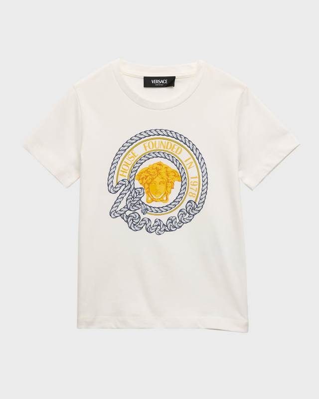 Boy's Medusa Marine Print Jersey T-Shirt, Size 8-14